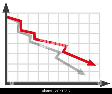 business financial bar graph chart diagram growth profit Stock Vector ...