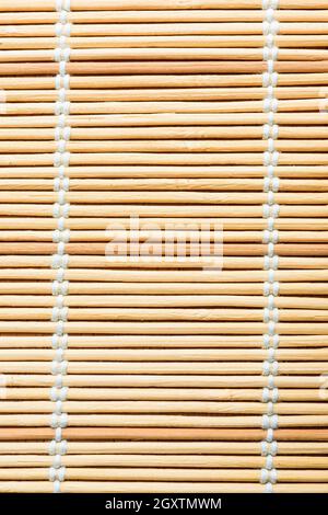 Japanese bamboo mat texture and background Stock Photo