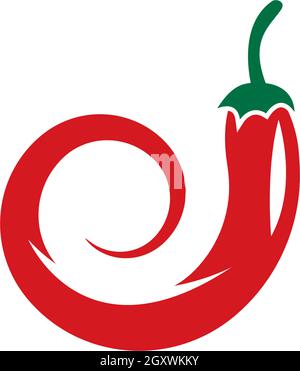 Chili Logo Vector Template Stock Vector Image Art Alamy