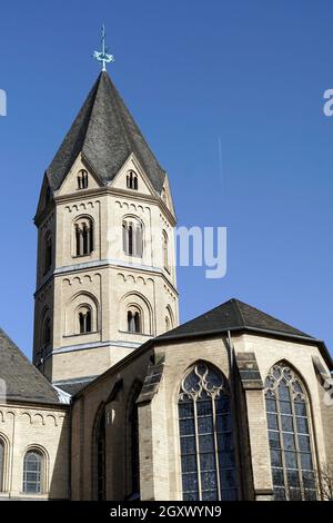 Dominikanerkirche St. Andreas, romanische Kirche aus dem 10. Jahrhundert, Köln, Nordrhein-Westfalen, Deutschland Stock Photo