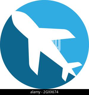 Air Plane logo vector template Stock Vector