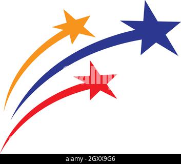 Star Logo Template vector icon illustration design Stock Vector
