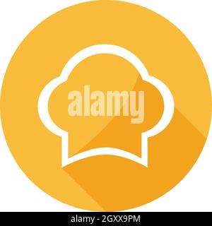 hat chef logo template vector illustration Stock Vector