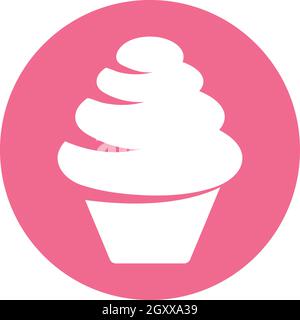 Cake logo vector ilustration template Stock Vector