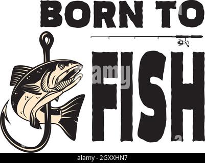 Premium Vector  Fishing illustration graphic t shirt design. fish vector  svg design.