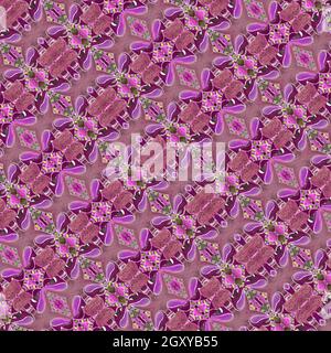 Modern colorful geometric ornate pattern background Stock Photo