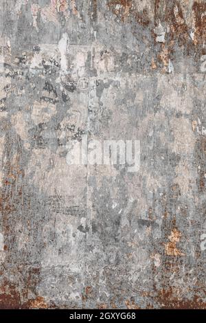 Rusty metal texture, vintage steel plate. It can  be used as background. Stock Photo