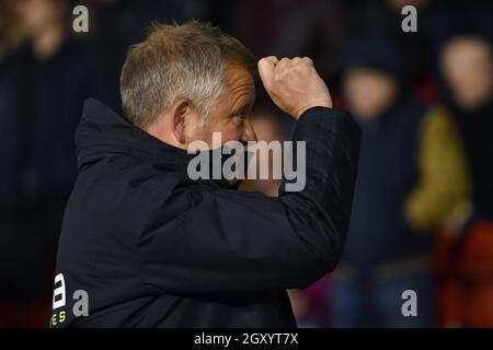 Sheffield United manager Chris Wilder Stock Photo