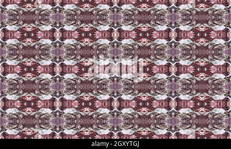Multicolored modern ornate geometric seamless pattern Stock Photo