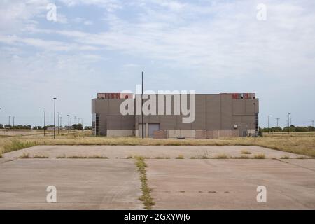 Abandoned Superconducting Super Collider Complex in Waxahachie Texas Stock Photo