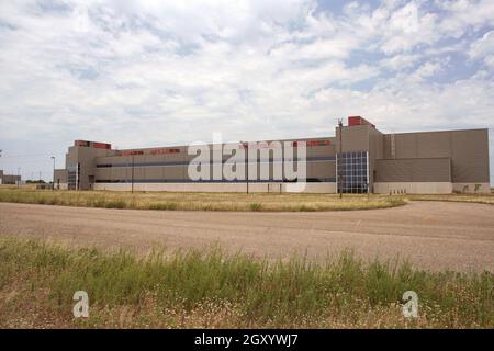 Abandoned Superconducting Super Collider Complex in Waxahachie Texas Stock Photo