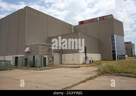 Abandoned Superconducting Super Collider Complex in Waxahachie Texas Stock Photo