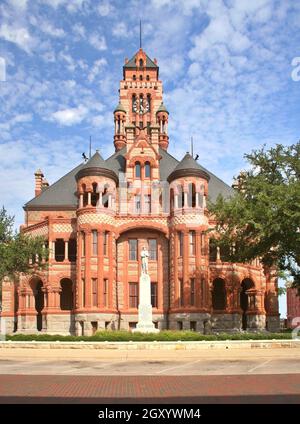 Waxahachie, TX: Historic downtown Waxahachie Texas Stock Photo - Alamy