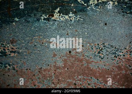 Black brown and white textured rust background Stock Photo