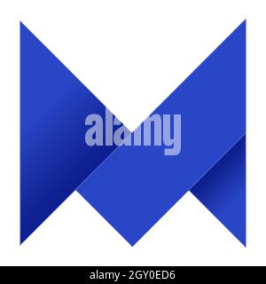 Maiar digital wallet color logo icon isolated on white. Application for instant global payments to exchange money storage on mobile phone. Vector illu Stock Vector