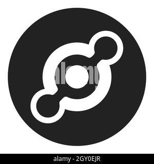 Helium Hnt Token Symbol Cryptocurrency Logo In Circle Coin Icon Isolated On White Background Vector Illustration Stock Photo Alamy