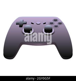 Wireless joystick for control in video games isolated on white. Vector illustration. Stock Vector