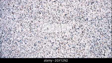 Close-up wall Patterns of gray terrazzo stone texture background. Stock Photo