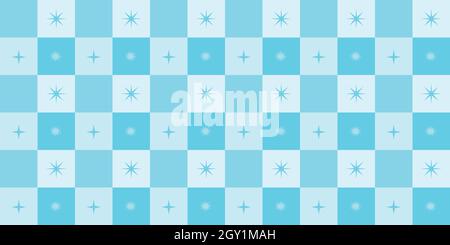 Abstract background paper fabric textile square checkerboard geometric ornament decoration wallpaper template pattern seamless vector illustration Stock Vector