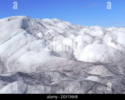 view on Greenland ice sheet Stock Photo