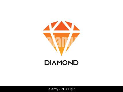 diamond logo vector template and icon design Stock Vector