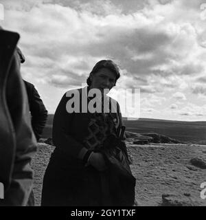 Auf einer Reise nach Island, hier: , Island 1930er Jahre. Travelling to Iceland, here: , Iceland 1930s. Stock Photo