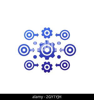 automation for operations vector icon Stock Vector