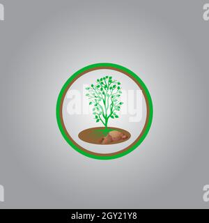 best tree logo design or best tree icon. perfect for company logo or branding and your design. Stock Vector