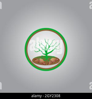 best tree logo design or best tree icon. perfect for company logo or branding and your design. Stock Vector