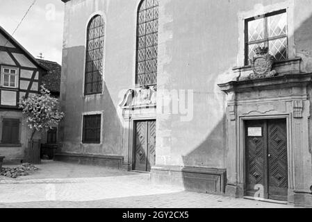 Ein Ausflug nach Amorbach, Deutsches Reich 1930er Jahre. An excursion to Amorbach, Germany 1930s. Stock Photo