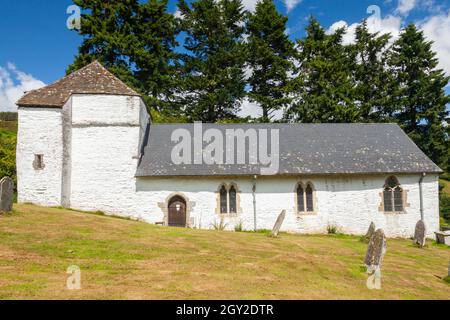 St. Mary's Church Pilleth Radnorshire Powys Wales Stock Photo