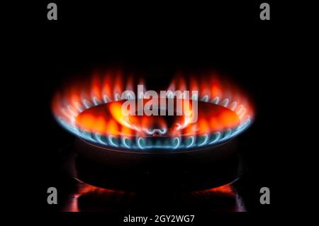 Gas flame stock photo Stock Photo