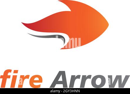 Fire flame Logo Template vector icon Oil, gas and energy logo concept Stock Vector
