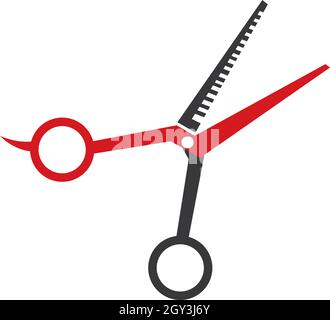 Scissor icon ilustration vector template Stock Vector