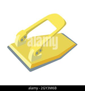 a perforator that punches a hole in a paper document to allow it to be inserted into a folder, binder, or folder vector illustrations Stock Vector