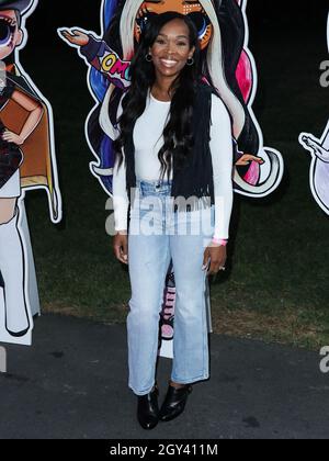 Hollywood, United States. 06th Oct, 2021. HOLLYWOOD, LOS ANGELES, CALIFORNIA, USA - OCTOBER 06: Actress Khadijah Haqq McCray arrives at the Los Angeles Premiere Of 'L.O.L Surprise!' held at the Hollywood Forever Cemetery on October 6, 2021 in Hollywood, Los Angeles, California, United States. (Photo by Xavier Collin/Image Press Agency/Sipa USA) Credit: Sipa USA/Alamy Live News Stock Photo