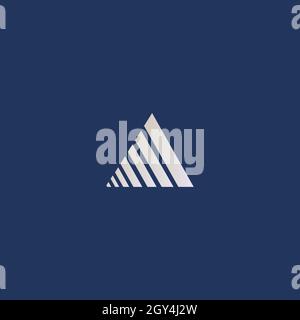 Geometrical abstract geometry symbol vector elements template, clean minimal geometric logo Stock Vector