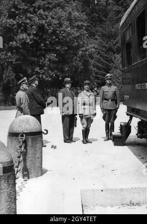 Signing of the armistice at Rethondes (1940 Stock Photo - Alamy