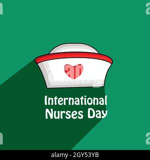 International nurses day background Stock Vector
