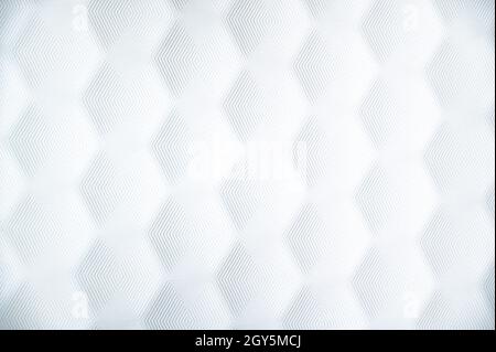 White hexagon background Stock Photo