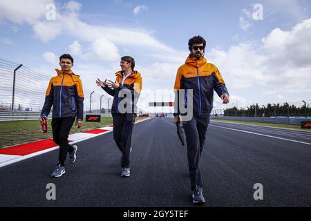 Tuzla, Turkey. 07th Oct, 2021. NORRIS Lando (gbr), McLaren MCL35M, portrait during the Formula 1 Rolex Turkish Grand Prix 2021, 16th round of the 2021 FIA Formula One World Championship from October 8 to 10, 2021 on the Istanbul Park, in Tuzla, Turkey - Photo: Francois Flamand/DPPI/LiveMedia Credit: Independent Photo Agency/Alamy Live News Stock Photo