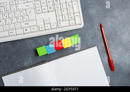 Stack of Sample Cube Rectangular Boxes On Surface Polished With Multi-Colour Stock Photo