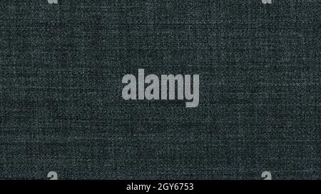 dark grey polyester and wool fabric texture useful as a background Stock Photo