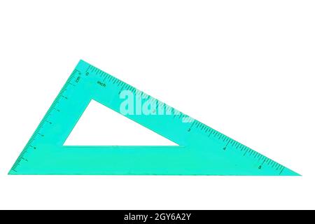 The drafting supplies isolated on a white background. Stock Photo