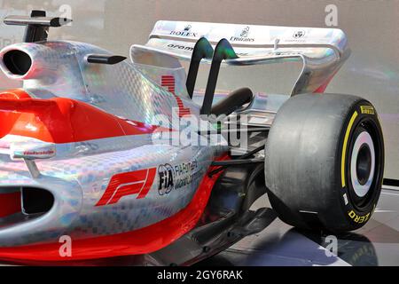 Istanbul, Turkey. 07th Oct, 2021. F1 2022 show car. Turkish Grand Prix, Thursday 7th October 2021. Istanbul, Turkey. Credit: James Moy/Alamy Live News Credit: James Moy/Alamy Live News Stock Photo