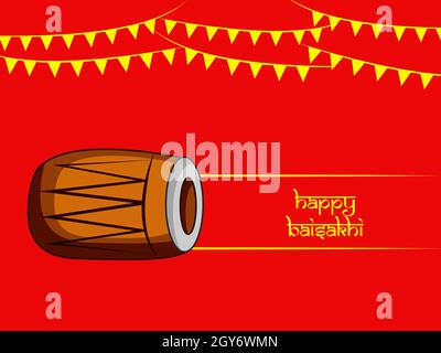 Baisakhi background Stock Photo