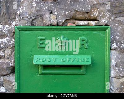 Irish mail box in Kilkee County Clare Ireland Stock Photo