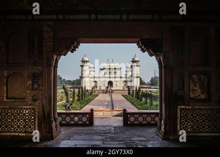Itimado-Uddaura Mausoleum (Baby Taj, India). Shooting Location: India Stock Photo