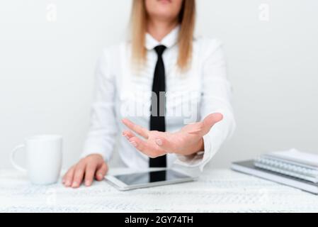 Developer Discussing Gadget Upgrade, Presenting Technical Specs Stock Photo