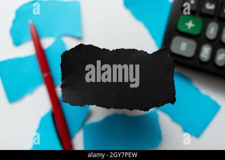 Abstract Focusing On A Single Idea, Solving Main Problem Concept Stock Photo